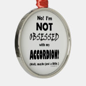 Waargenomen accordeon metalen ornament (Rechts)