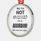 Waargenomen accordeon metalen ornament (Links)