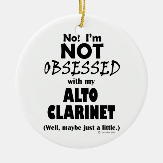 Waargenomen Alto Clarinet.png Keramisch Ornament (Voorkant)