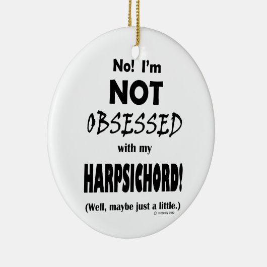 Waargenomen Harpsichord Keramisch Ornament (Rechts)