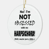 Waargenomen Harpsichord Keramisch Ornament (Links)
