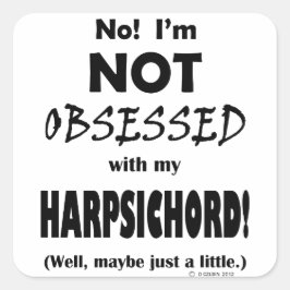 Waargenomen Harpsichord Vierkante Sticker