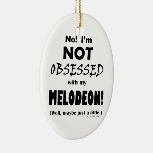 Waargenomen Melodeon Keramisch Ornament (Rechts)