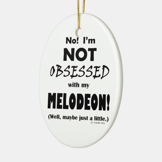 Waargenomen Melodeon Keramisch Ornament (Links)