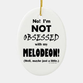 Waargenomen Melodeon Keramisch Ornament