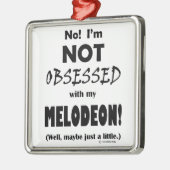 Waargenomen Melodeon Metalen Ornament (Links)