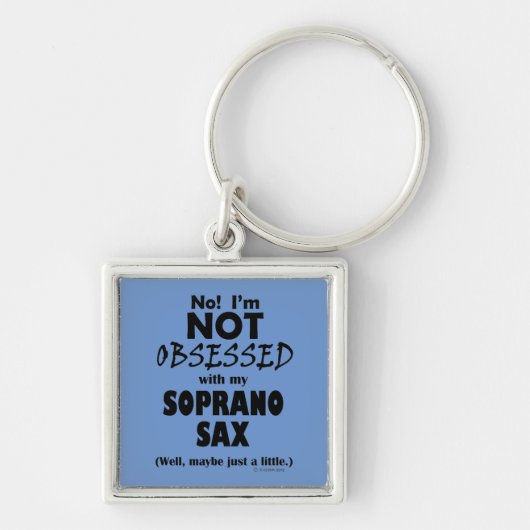 Waargenomen Soprano Sax Sleutelhanger (Voorkant)