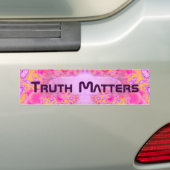 Waarheid 12 bumpersticker (Op auto)