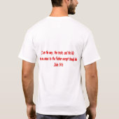 Waarheid 1 t-shirt (Achterkant)