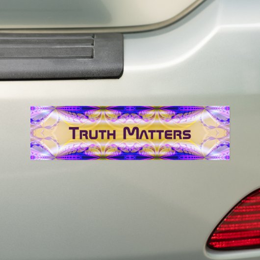Waarheid 3 bumpersticker (Op auto)
