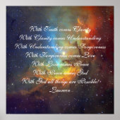 Waarheid, begrip van liefde en God Poster (Voorkant)