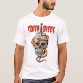 Waarheid bijt schedel en slang t-shirt (Voorkant)