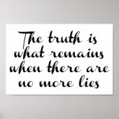 Waarheid Blijft Poster (Voorkant)