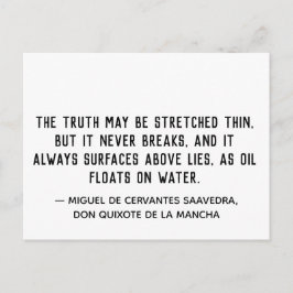 Waarheid breekt nooit Citaat Briefkaart