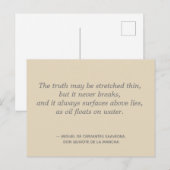 Waarheid breekt nooit Citaat II Briefkaart (Voorkant / Achterkant)