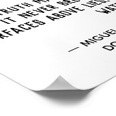 Waarheid breekt nooit Citaat Poster (Hoek)