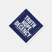 Waarheid Hoop fatsoen | Harris Walz Blue Servet (Hoek)