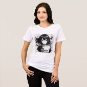 Waarheid in het zwart Tri-Blend shirt (Voorkant volledig)