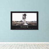 Waarheid: Inspirerend prijsopgave Canvas Afdruk (Insitu (Houten vloer))