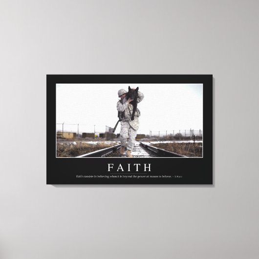 Waarheid: Inspirerend prijsopgave Canvas Afdruk (Voorkant)