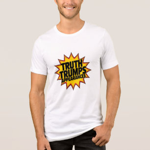 Waarheid is belangrijker dan schijn Tri-Blend shirt