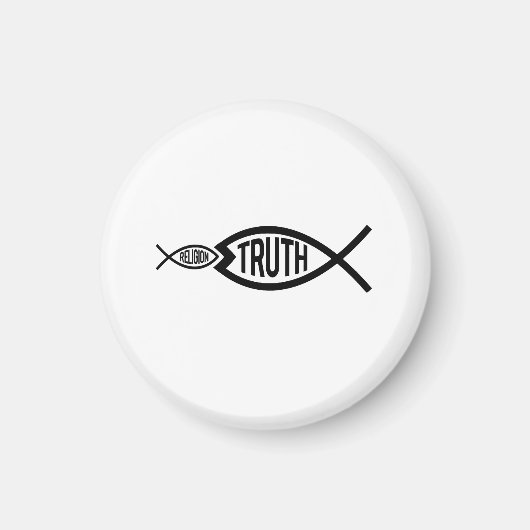 Waarheid is groter dan religie magneet (Voorkant)