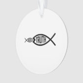 Waarheid is groter dan religie ornament (voorkant)