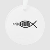 Waarheid is groter dan religie ornament (voorkant)