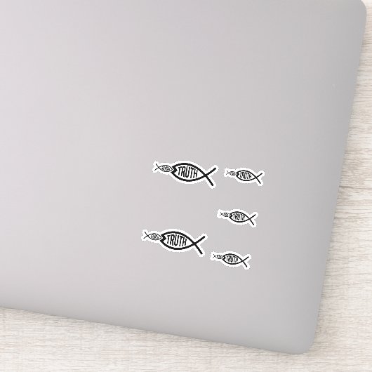 Waarheid is groter dan religie sticker (Detail)