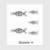 Waarheid is groter dan religie sticker (Vel)