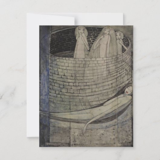 Waarheid ligt aan de onderkant van de put kaart (Voorkant)