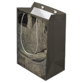 Waarheid ligt aan de onderkant van de put medium cadeauzakje (Achterkant Gekanteld)