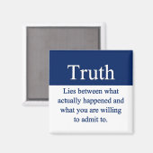 Waarheid Magneet (Voorkant / Achterkant)