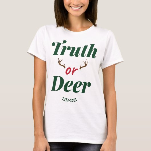 Waarheid of hert t-shirt (Voorkant)