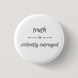 Waarheid of leugen? ronde button 3,2 cm