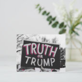 Waarheid of Trump-Briefkaart Briefkaart (Staand voorkant)