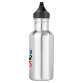 Waarheid over Leugens - blauw rood zwart Waterfles (Rechts)