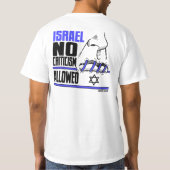 Waarheid over PALESTINE en ISRAEL T-shirt (Achterkant)