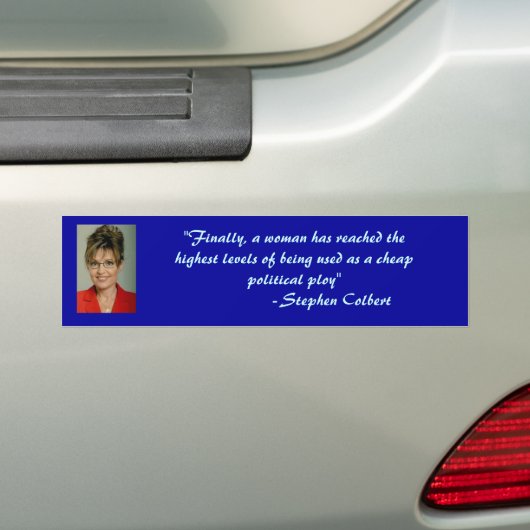 Waarheid over Palin Bumpersticker (Op auto)