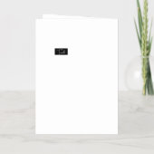 Waarheid overwinning moed gedicht folie wenskaart (Achterkant)