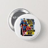 Waarheid, rechtvaardigheid ronde button 5,7 cm (Voorkant /achterkant)