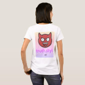 waarheid stijl t-shirt (Achterkant volledig)