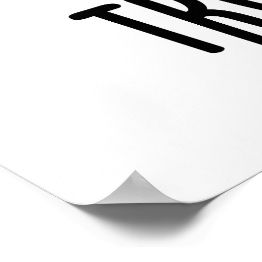 Waarheid Verval Grappige Tand Pun Poster (Hoek)