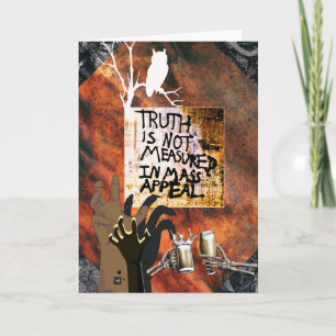 Waarheid wordt niet gemeten in massale aantrekking kaart