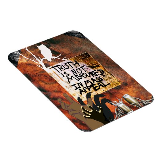 Waarheid wordt niet gemeten in massale aantrekking magneet (Rechterzijde)