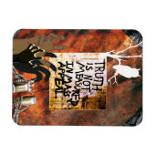 Waarheid wordt niet gemeten in massale aantrekking magneet (Horizontaal)