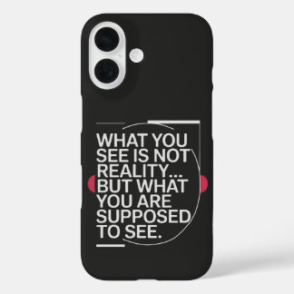 Waarheid zoals ontworpen voor jou iPhone 16 hoesje