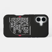 Waarheid zoals ontworpen voor jou iPhone 16 hoesje (Achterkant horizontaal)