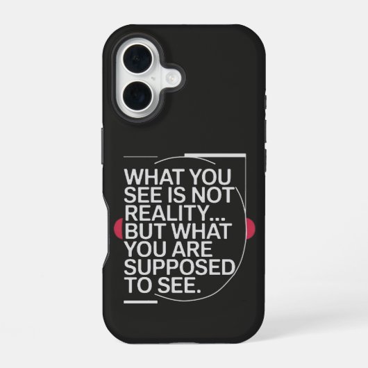 Waarheid zoals ontworpen voor jou iPhone 16 hoesje (Achterkant)