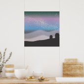 Waarnemen van de sterren poster (Keuken)